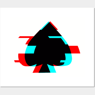 SPADES - Glitch Posters and Art